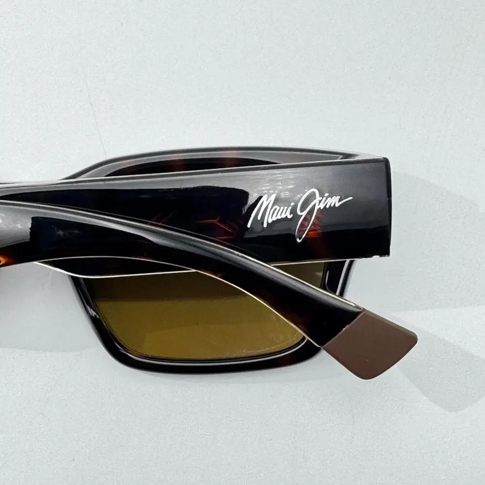 Maui Jim Sunglasses Kenui STG-SG MJ642-10 Dark Havana Frame Polarized 53mm
